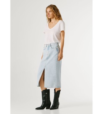 Pepe Jeans Midi nederdel Nikita bl�