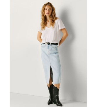 Pepe Jeans Midi nederdel Nikita bl�