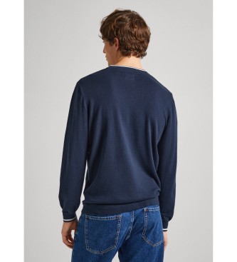 Pepe Jeans Pulover Navy Mike