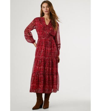 Pepe Jeans Vestido Miley rojo