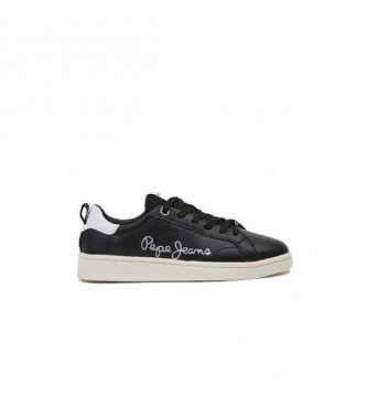 Pepe Jeans Milton Essential leather sneakers black