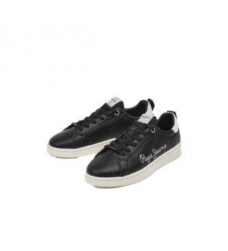 Pepe Jeans Milton Essential leather sneakers black