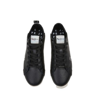 Pepe Jeans Milton Essential leather sneakers black