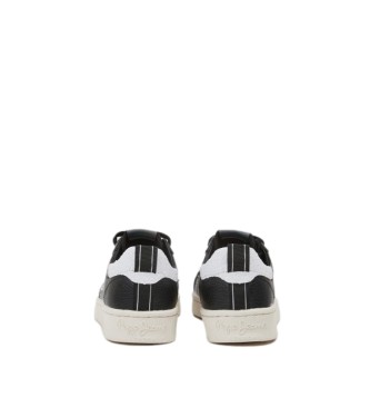 Pepe Jeans Milton Essential leather sneakers black