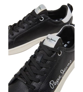 Pepe Jeans Milton Essential leather sneakers black