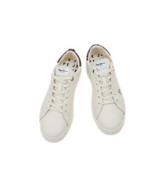 Pepe Jeans Milton Sapatos essenciais de couro branco