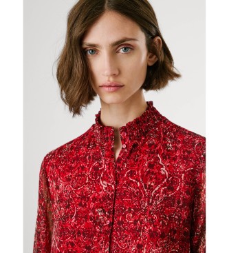 Pepe Jeans Vestido Mimi vermelho
