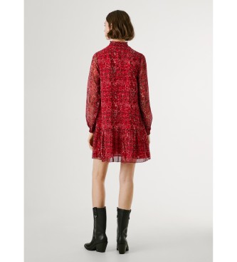 Pepe Jeans Vestido Mimi vermelho