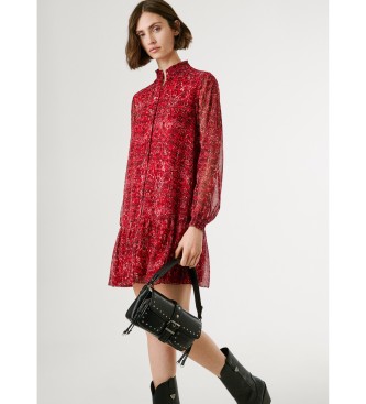 Pepe Jeans Vestido Mimi vermelho