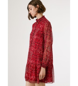 Pepe Jeans Vestido Mimi vermelho