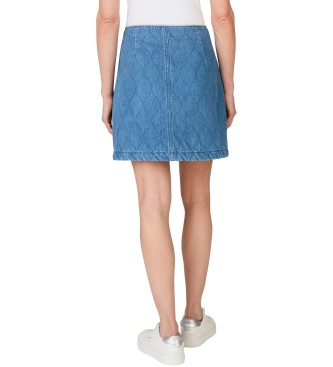 Pepe Jeans Minigonna blu trapuntata Hw