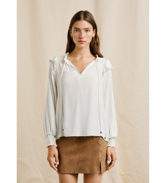 Pepe Jeans camicetta bianca Miriam