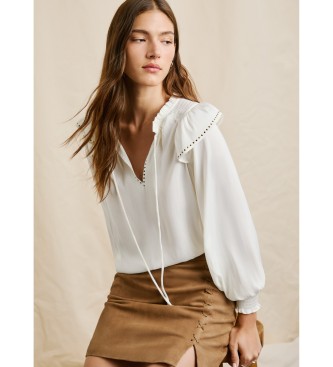 Pepe Jeans camicetta bianca Miriam