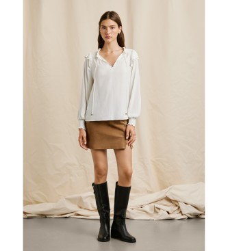 Pepe Jeans camicetta bianca Miriam