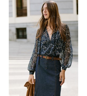Pepe Jeans Blouse Moana zwart