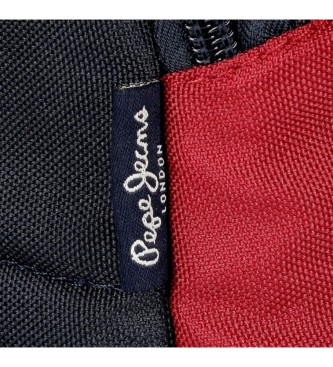 Pepe Jeans Pepe Jeans Clark 46cm adaptable backpack two compartments red