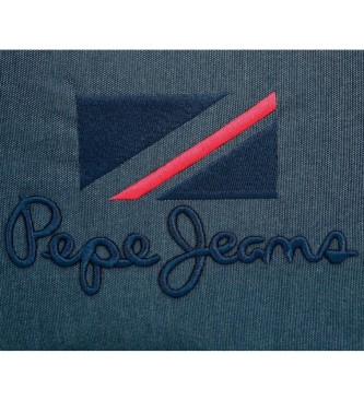 Pepe Jeans Mochila adaptable Pepe Jeans Kay 46cm dos compartimentos azul oscuro