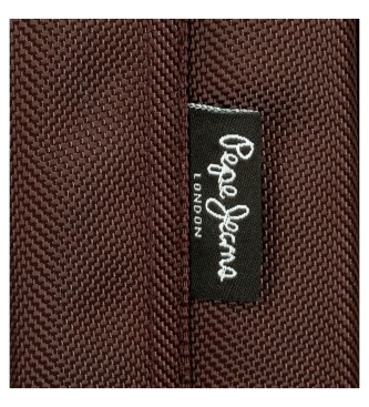 Pepe Jeans Zaino per computer adattabile Horley con due scomparti marroni