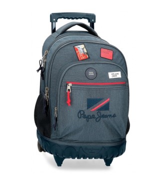 Pepe Jeans Sac  dos  roulettes Kay 2R gris