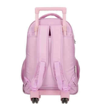 Pepe Jeans Sandra 2R wheeled backpack pink