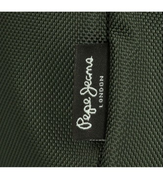 Pepe Jeans Mochila de viagem Bromley com suporte para computador dois compartimentos caqui