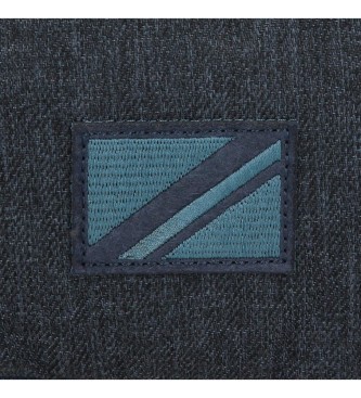 Pepe Jeans Pepe Jeans Edmon nahrbtnik z dvema predaloma 40 cm mornarsko modra