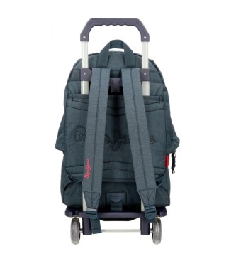 Pepe Jeans Adaptowalny plecak szkolny Pepe Jeans Kay z wózkiem w kolorze granatowym 