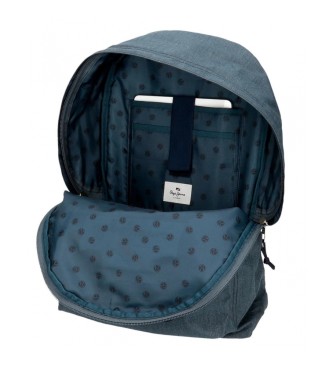 Pepe Jeans Pepe Jeans Kay sac  dos scolaire adaptable avec trolley bleu fonc 