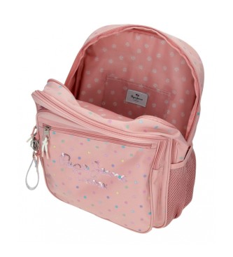 Pepe Jeans Pepe Jeans Carina school backpack two compartments pink