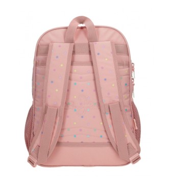 Pepe Jeans Pepe Jeans Carina school backpack two compartments pink