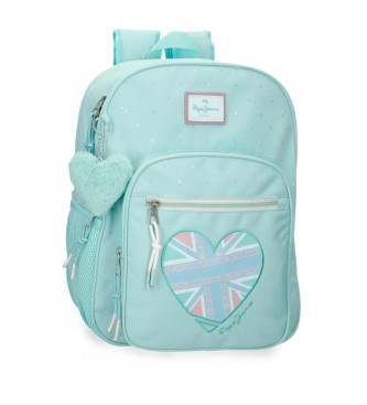Pepe Jeans Pepe Jeans Nerea sac  dos scolaire deux compartiments turquoise