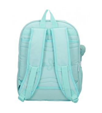 Pepe Jeans Pepe Jeans Nerea sac  dos scolaire deux compartiments turquoise