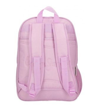 Pepe Jeans Sandra school backpack two compartments 40 cm pink
