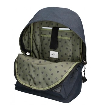Pepe Jeans Cromwell backpack 44 cm adaptable to trolley black