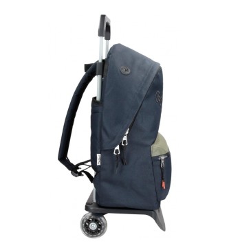 Pepe Jeans Cromwell 44 cm backpack with trolley black