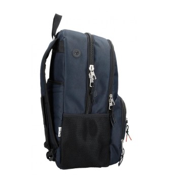Pepe Jeans Cromwell backpack two compartments 45 cm adaptable to trolley black