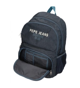 Pepe Jeans Pepe Jeans Edmon rugzak met twee compartimenten marineblauw