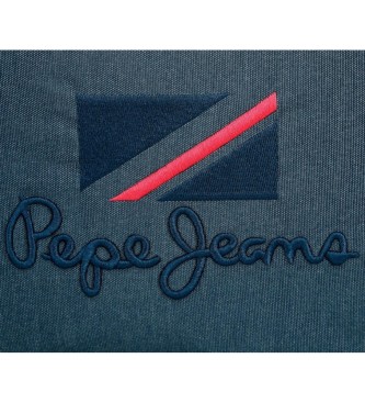 Pepe Jeans Mochila Pepe Jeans Kay 40cm dos compartimentos azul oscuro