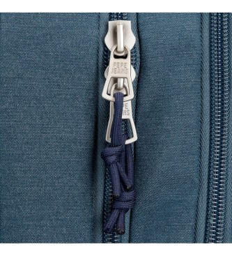 Pepe Jeans Pepe Jeans Kay 40cm sac  dos deux compartiments adaptables bleu fonc