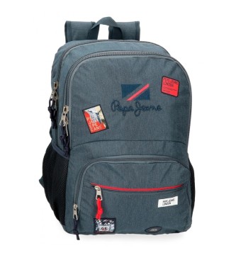 Pepe Jeans Pepe Jeans Kay 46cm rugzak twee compartimenten donkerblauw