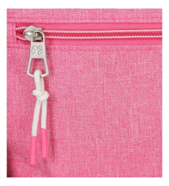Pepe Jeans Pepe Jeans Luna Rugzak met dubbele rits aanpasbaar roze -32x44x22cm