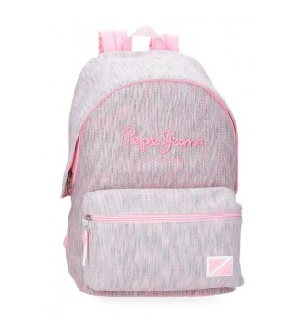 Pepe Jeans Miri 42 cm backpack adaptable to trolley pink