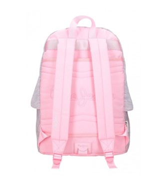 Pepe Jeans Plecak Miri 42 cm przystosowany do wózka w kolorze różowym