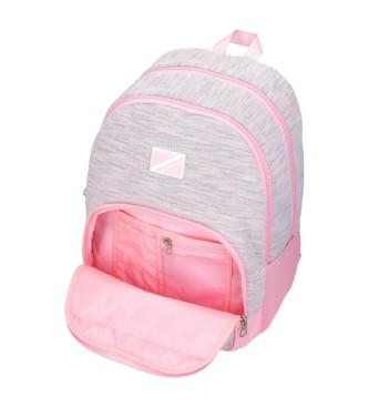 Pepe Jeans Pepe Jeans Miri rygsk to rum 45 cm kan tilpasses til trolley pink