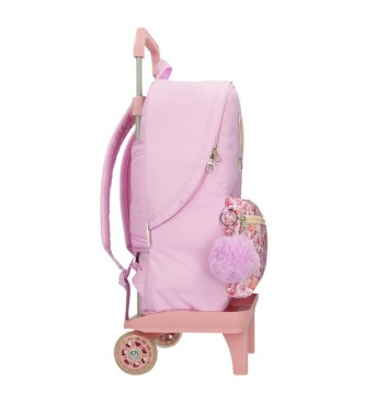 Pepe Jeans Plecak Sandra 42 cm z wózkiem różowy