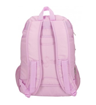 Pepe Jeans Sandra two compartments backpack 45 cm pink
