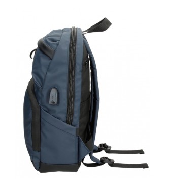 Pepe Jeans Hoxton computer backpack navy