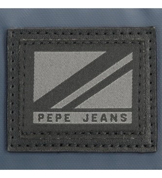 Pepe Jeans Sac à dos Hoxton pour ordinateur, deux compartiments, marine