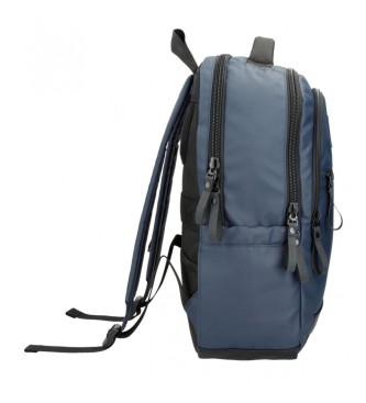 Pepe Jeans Hoxton three compartment computer backpack marine