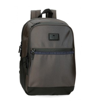 Pepe Jeans Computer backpack grey -25x36x10cm